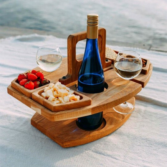 UrbanGather Portable Wine Picnic Table