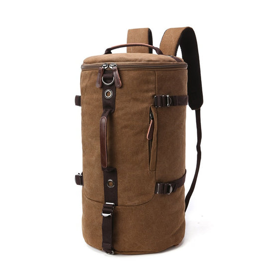 Unisex Travel Duffel Cylinder Mountaineering Backpack