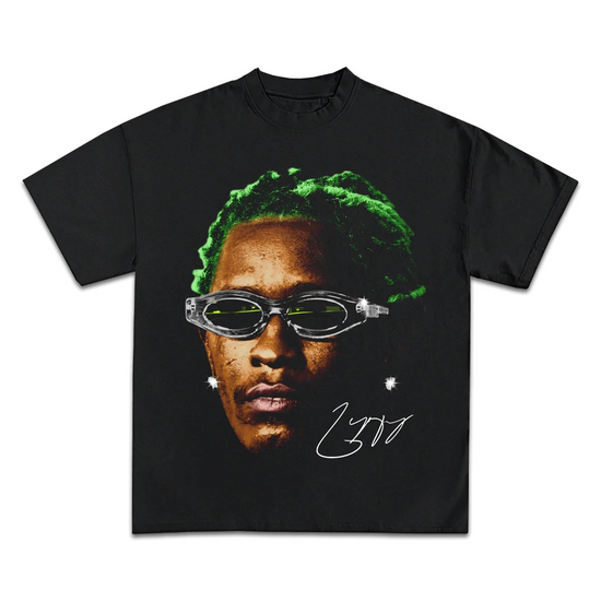 YOUNG THUG Green GRAPHIC T-SHIRT