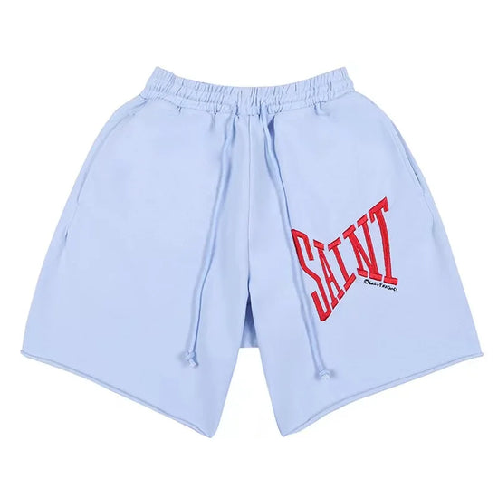 Embroidered Designer Threads Athletic Shorts
