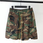 Vintage Camouflage Cargo Shorts - Men&