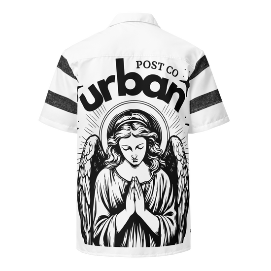 Unisex button shirt prayer hands