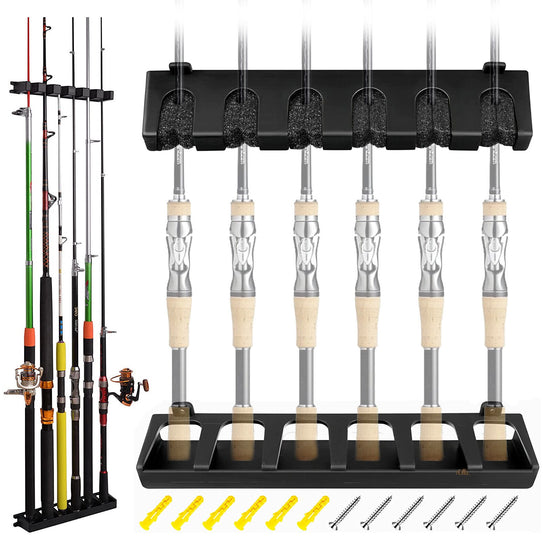 Urban Angler: Vertical Fishing Rod Rack